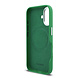 Lacoste Lacoste iPhone 16 Backcover hoesje - MagSafe - Metal Edges - Iconic Petit Pique Logo - Estragon Green Lacoste Lacoste iPhone 16 Backcover hoesje - MagSafe - Metal Edges - Iconic Petit Pique Logo - Estragon Green