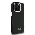 Lacoste Lacoste iPhone 16 Pro Max Back cover coque - Noir - MagSafe - Metal Edges - Iconic Petit Pique Logo