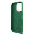 Lacoste Lacoste iPhone 16 Pro Max Back cover coque - Estragon Green - MagSafe - Metal Edges - Iconic Petit Pique Logo