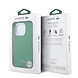 Lacoste Lacoste iPhone 16 Pro Max Back cover coque - Estragon Green - MagSafe - Metal Edges - Iconic Petit Pique Logo
