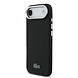 Lacoste Lacoste iPhone 17 Air Back cover coque - Noir - MagSafe - Metal Edges - Iconic Petit Pique Logo