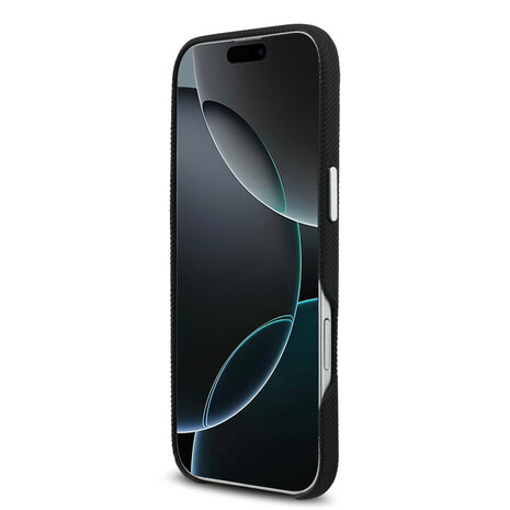 Lacoste Lacoste iPhone 17 Air Back cover coque - Noir - MagSafe - Metal Edges - Iconic Petit Pique Logo