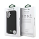 Lacoste Lacoste iPhone 17 Back-Cover hul - MagSafe - Metal Edges - Iconic Petit Pique Logo - Schwarz