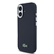 Lacoste Lacoste iPhone 17 Back cover coque - Navy - MagSafe - Metal Edges - Iconic Petit Pique Logo
