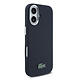 Lacoste Lacoste iPhone 17 Back cover coque - Navy - MagSafe - Metal Edges - Iconic Petit Pique Logo