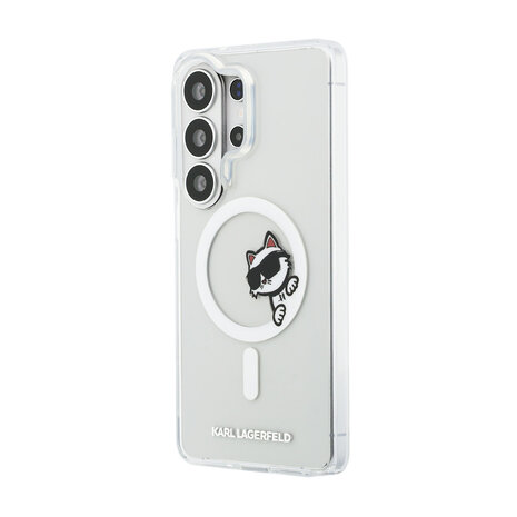 Karl Lagerfeld Karl Lagerfeld Galaxy S26 Ultra Back-Cover hul - MagSafe - IML Choupette Peekaboo - Transparent