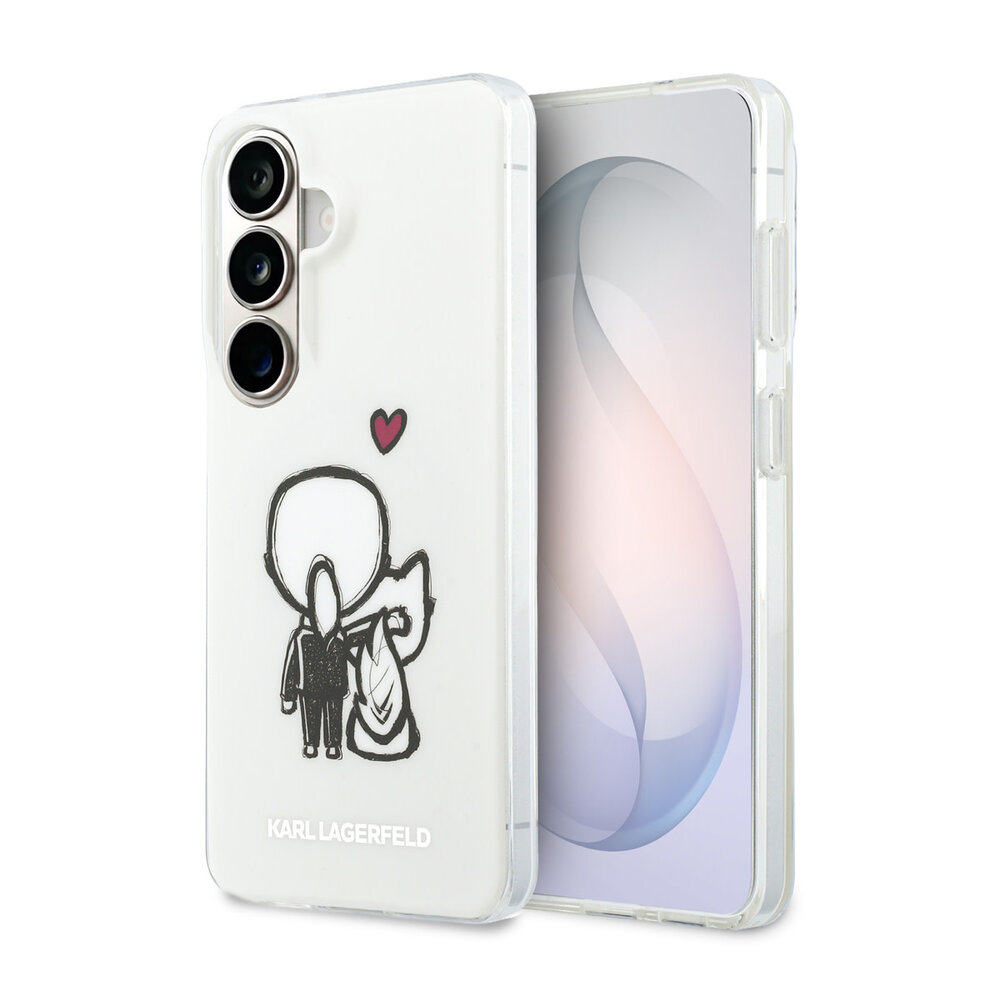 Karl Lagerfeld Karl Lagerfeld Galaxy S26 Backcover hoesje - MagSafe - IML K&C Back Logo - Transparant