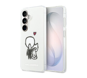 Karl Lagerfeld Karl Lagerfeld Galaxy S26 Backcover hoesje - MagSafe - IML K&C Back Logo - Transparant
