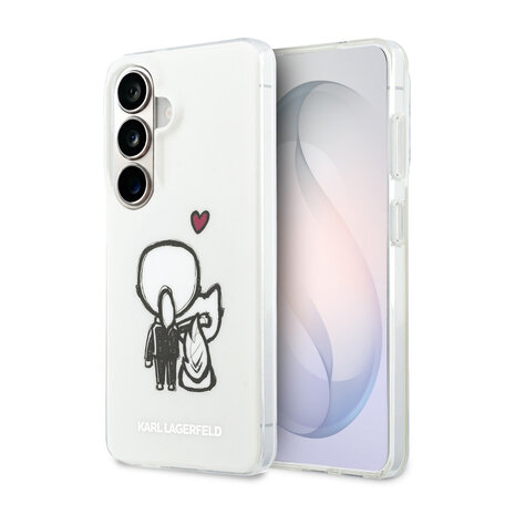 Karl Lagerfeld Karl Lagerfeld Galaxy S26 Backcover hoesje - MagSafe - IML K&C Back Logo - Transparant