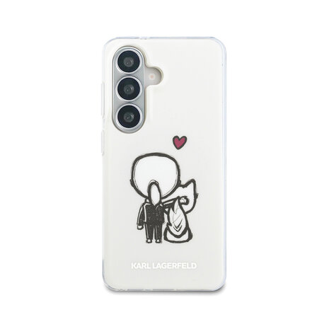 Karl Lagerfeld Karl Lagerfeld Galaxy S26 Back-Cover hul - MagSafe - IML K&C Back Logo - Transparent