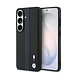BMW BMW Galaxy S26 Back cover case - MagSafe PU Leather - Perforated Blue Stripe - Black