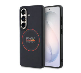 Red Bull Racing Red Bull Racing Galaxy S26 Backcover hoesje - Magsafe - Meshed PU Leather - Red Ring Logo - Navy