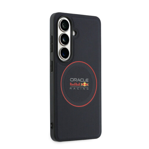 Red Bull Racing Red Bull Racing Galaxy S26 Plus Back cover coque - Magsafe - Meshed PU Leather - Red Ring Logo - Navy