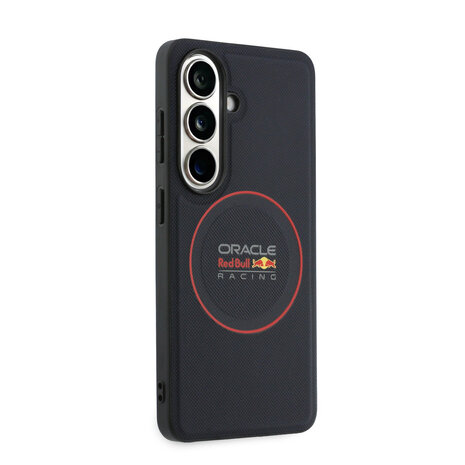 Red Bull Racing Red Bull Racing Galaxy S26 Plus Back-Cover hul - Magsafe - Meshed PU Leather - Red Ring Logo - Navy