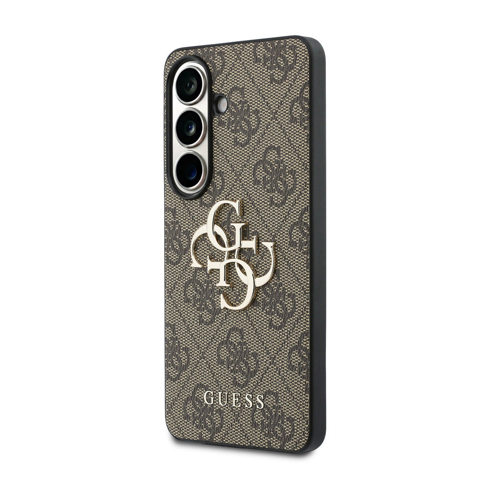 Guess Guess Galaxy S26 Back-Cover hul - 4G - Big Metal Logo - Braun