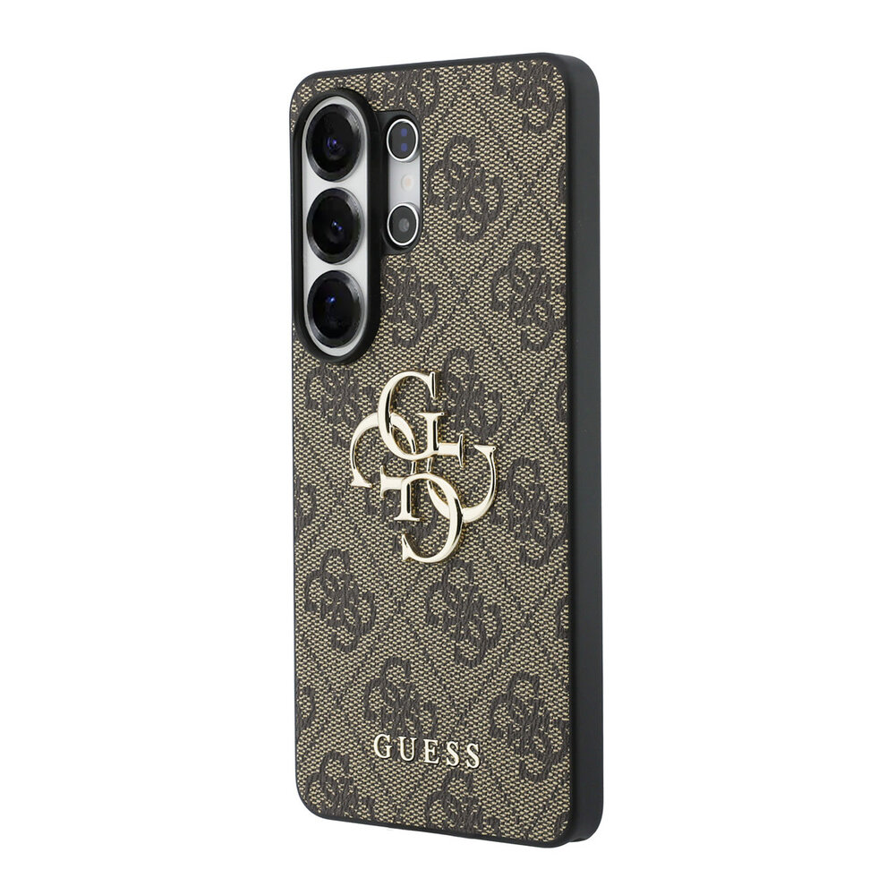 Guess Guess Galaxy S26 Ultra Backcover hoesje - 4G - Big Metal Logo - Bruin