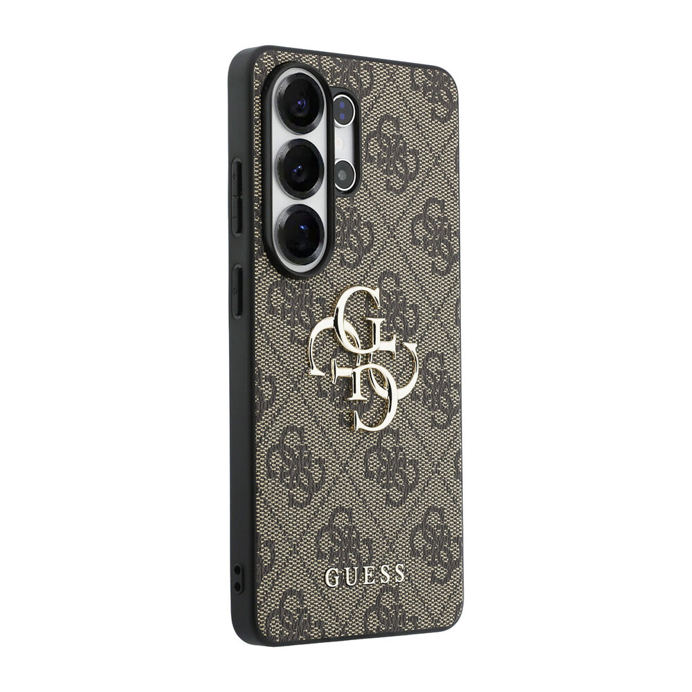 Guess Guess Galaxy S26 Ultra Backcover hoesje - 4G - Big Metal Logo - Bruin