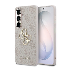 Guess Galaxy S26 Backcover hoesje - 4G - Big Metal Logo - Roze