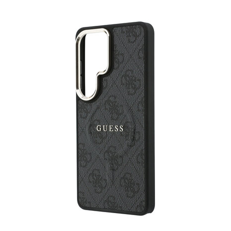 Guess Guess Galaxy S26 Ultra Back-Cover hul - Magsafe PU Leather - 4G Classic Logo - Gold Edge - Schwarz Guess Guess Galaxy S26 Ultra Back-Cover hul - Magsafe PU Leather - 4G Classic Logo - Gold Edge - Schwarz