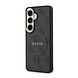 Guess Guess Galaxy S26 Back cover coque - Magsafe PU Leather - 4G Classic Logo - Gold Edge - Noir