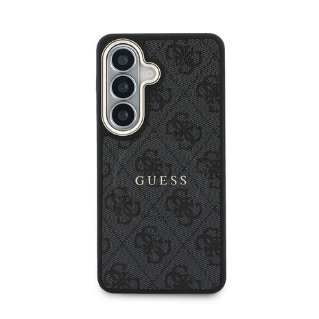 Guess Guess Galaxy S26 Back-Cover hul - Magsafe PU Leather - 4G Classic Logo - Gold Edge - Schwarz Guess Guess Galaxy S26 Back-Cover hul - Magsafe PU Leather - 4G Classic Logo - Gold Edge - Schwarz