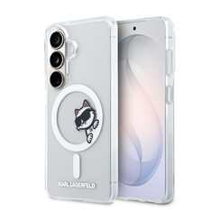 Karl Lagerfeld Galaxy S26 Plus Back-Cover hul - MagSafe - IML Choupette Peekaboo - Transparent