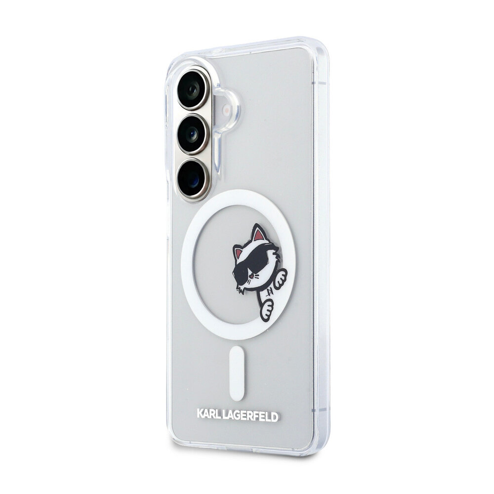 Karl Lagerfeld Karl Lagerfeld Galaxy S26 Plus Back-Cover hul - MagSafe - IML Choupette Peekaboo - Transparent