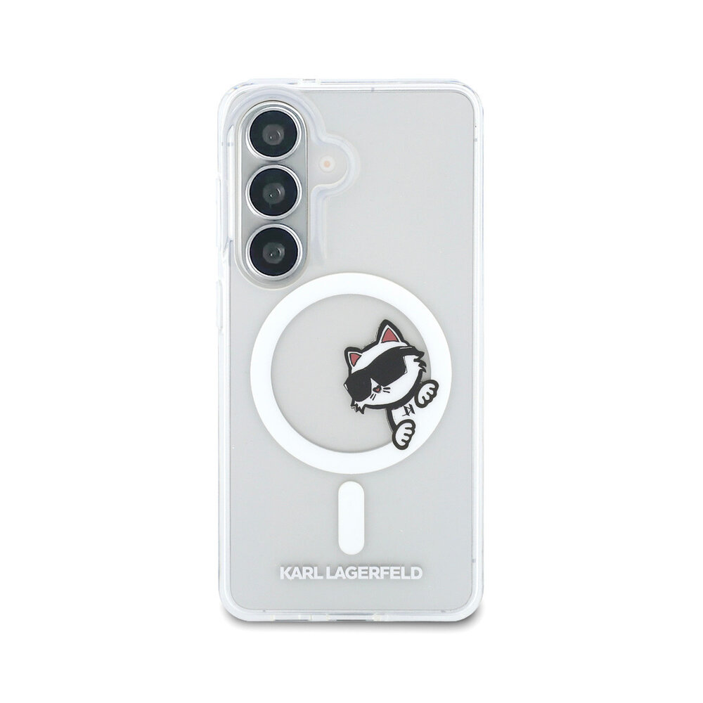 Karl Lagerfeld Karl Lagerfeld Galaxy S26 Plus Back-Cover hul - MagSafe - IML Choupette Peekaboo - Transparent