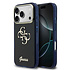 Guess iPhone 17 Pro Max Back cover coque - 4G Script Metal Logo - Silver Edge - Navy