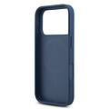 Guess Guess iPhone 17 Pro/iPhone 18 Pro Handyhülle MagSafe Kleines 4G-Motiv und klassisches Metalllogo - Blau
