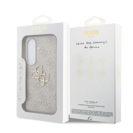 Guess Guess Galaxy S26 Plus Backcover hoesje - 4G - Big Metal Logo - Roze