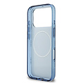 Guess Guess iPhone 17 Pro Max/iPhone 18 Pro Max Coque arrière MagSafe IML motif pivoine estampé à chaud - Bleu marine