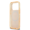 Guess Guess iPhone 17 Pro Max/iPhone 18 Pro Max Handyhülle MagSafe IML geprägtes Pfingstrosenmotiv - Orange