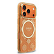 Guess Guess iPhone 17 Pro Max Back cover coque - Magsafe - IML Peony Hot Stamp Design - Orange