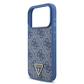 Guess Guess iPhone 17 Pro/iPhone 18 Pro Handyhülle MagSafe Crossbody-Trageband 4G dreieckiges Logo - Blau