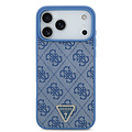 Guess Guess iPhone 17 Pro Max/iPhone 18 Pro Max Handyhülle MagSafe Crossbody-Trageband 4G dreieckiges Logo - Blau
