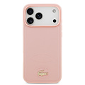Lacoste Lacoste iPhone 17 Pro Max/iPhone 18 Pro Max Coque arrière MagSafe Design Bliss - Rose