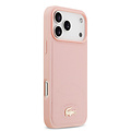 Lacoste Lacoste iPhone 17 Pro Max/iPhone 18 Pro Max Coque arrière MagSafe Design Bliss - Rose