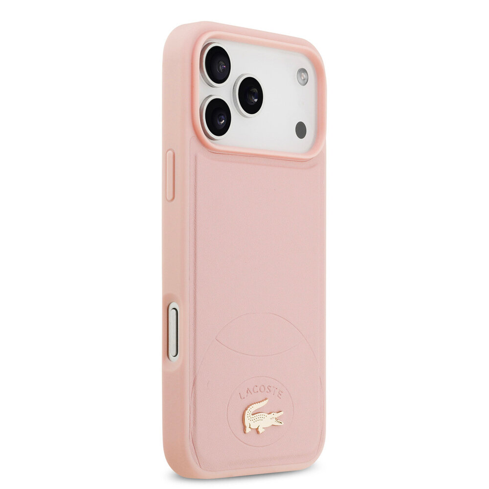 Lacoste Lacoste iPhone 17 Pro Max Back cover case - MagSafe - Bliss Design - Pink