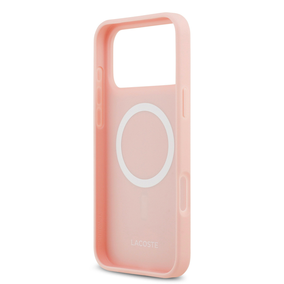 Lacoste Lacoste iPhone 17 Pro Max Backcover hoesje - MagSafe - Bliss Design - Roze, foto 6 van 6