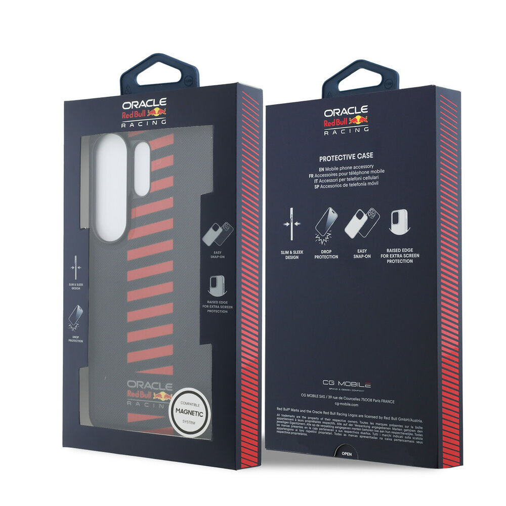 Red Bull Racing Red Bull Racing Galaxy S26 Ultra Back-Cover hul - Magsafe - Meshed PU Leather - Powerbar - Navy
