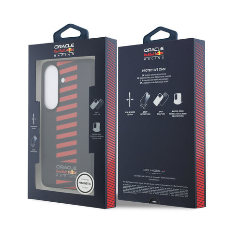 Red Bull Racing Red Bull Racing Galaxy S26 Backcover hoesje - Magsafe - Meshed PU Leather - Powerbar - Navy Red Bull Racing Red Bull Racing Galaxy S26 Backcover hoesje - Magsafe - Meshed PU Leather - Powerbar - Navy