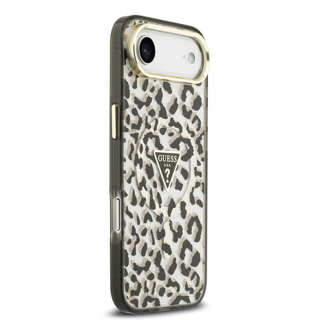 Guess Guess iPhone 17 Air Backcover hoesje - Magsafe - Leopard Glitter Edition - Zwart Guess Guess iPhone 17 Air Backcover hoesje - Magsafe - Leopard Glitter Edition - Zwart