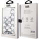 Karl Lagerfeld Karl Lagerfeld iPhone 15 Pro Max Backcover hoesje Liquid glitter - monogram gradient - Wit