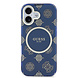 Guess Guess iPhone 17 Back cover coque - Magsafe - IML Peony Hot Stamp Design - Bleu