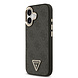 Guess Guess iPhone 17 Back-Cover hul - MagSafe - 4G Triangle Logo - Gold Edge - Schwarz Guess Guess iPhone 17 Back-Cover hul - MagSafe - 4G Triangle Logo - Gold Edge - Schwarz