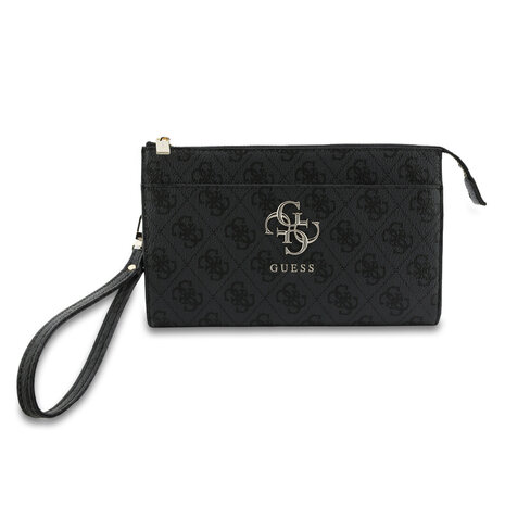 Guess Guess PU Leather Phone Pouch - Big 4G Logo - Black