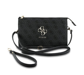 Guess Guess PU Leather Phone Pouch - Big 4G Logo - Black