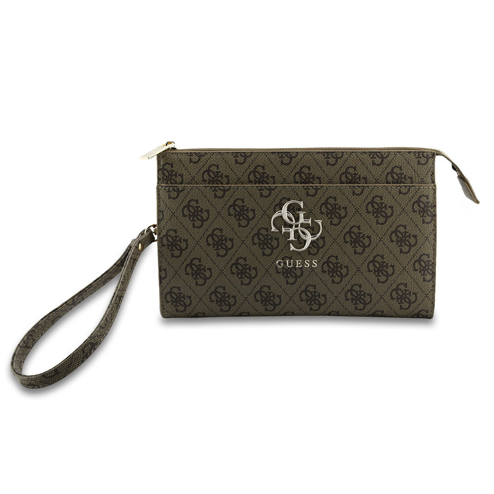 Guess Guess PU Leather Phone Pouch - Big 4G Logo - Brown