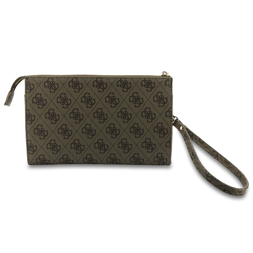 Guess Guess PU Leather Phone Pouch - Big 4G Logo - Braun